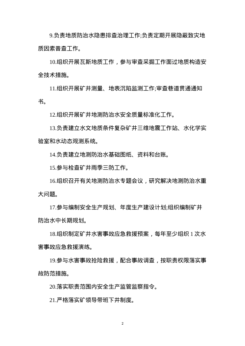 地测副总工程师安全生产责任清单.docx_第2页