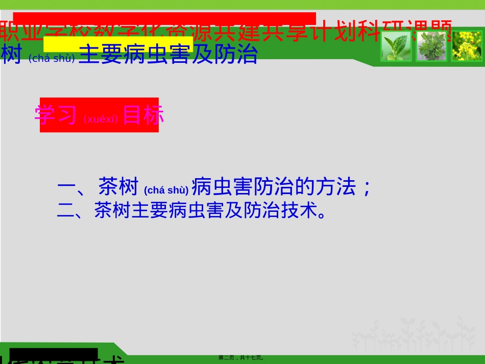 茶树主要病虫害及防治技术.ppt_第2页
