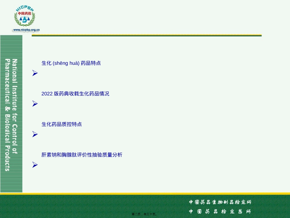 范慧红-生化药品质量分析.ppt（大秘书文库）_第2页