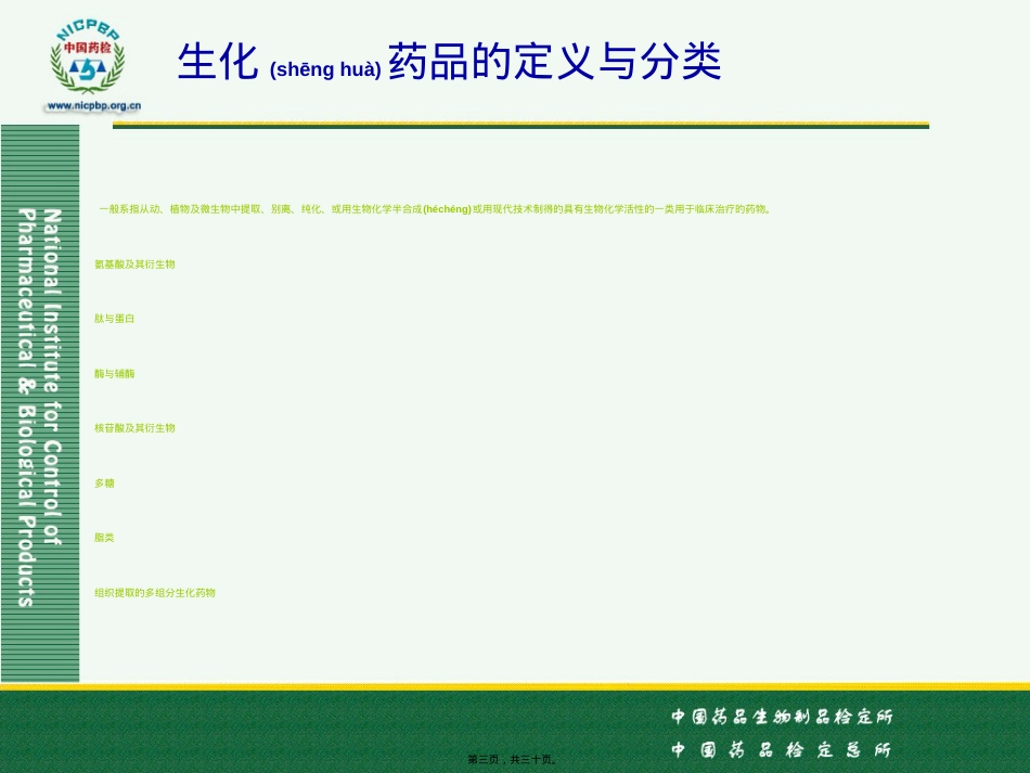范慧红-生化药品质量分析.ppt（大秘书文库）_第3页