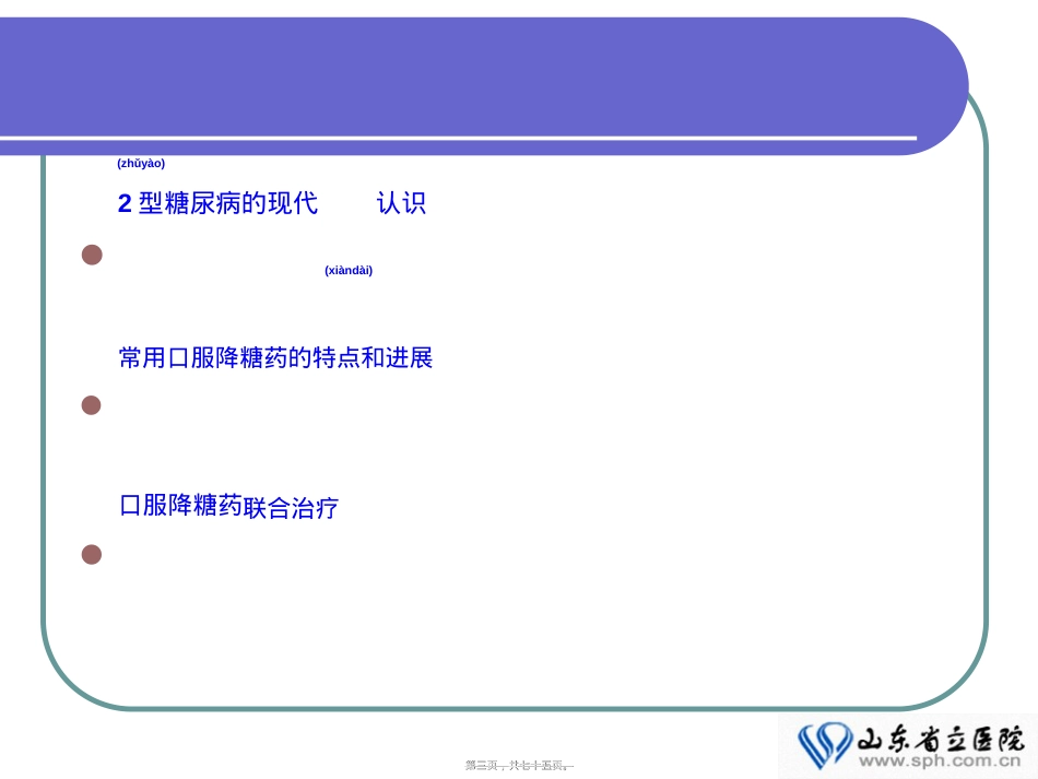 荷泽糖尿病口服药0801.ppt（大秘书文库）_第3页