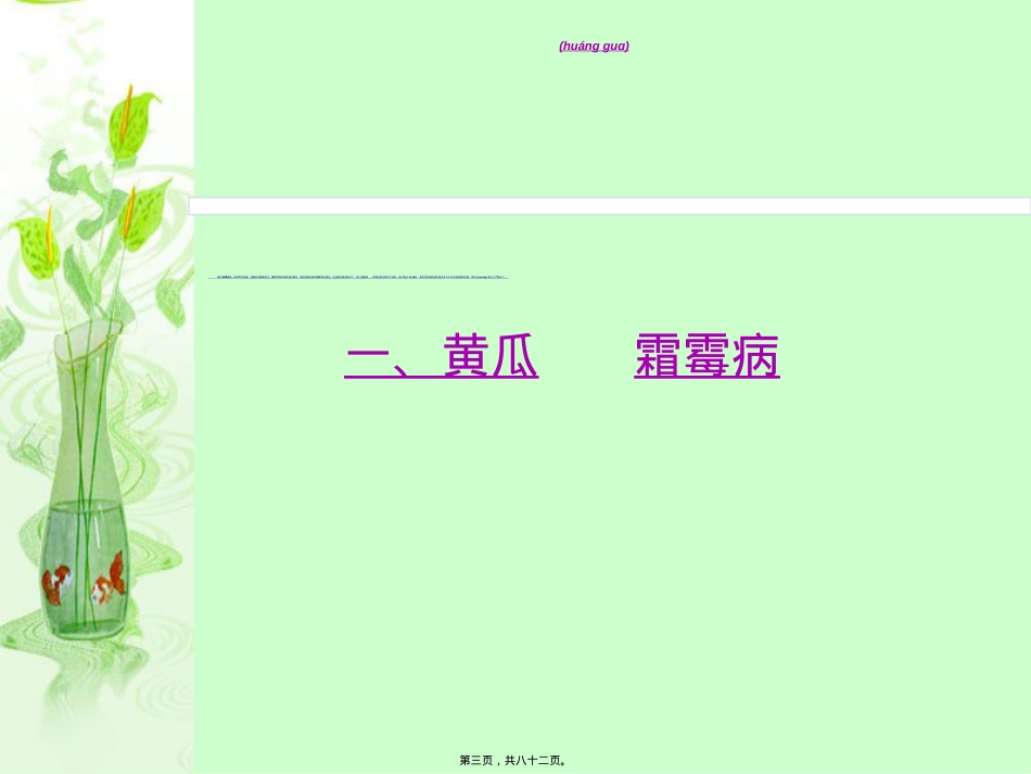 葫芦科蔬菜病害.ppt（大秘书文库）_第3页