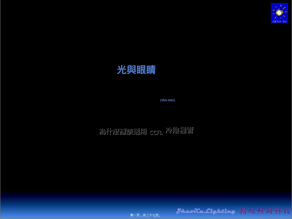 蓝光与眼睛.ppt（大秘书文库）_第1页