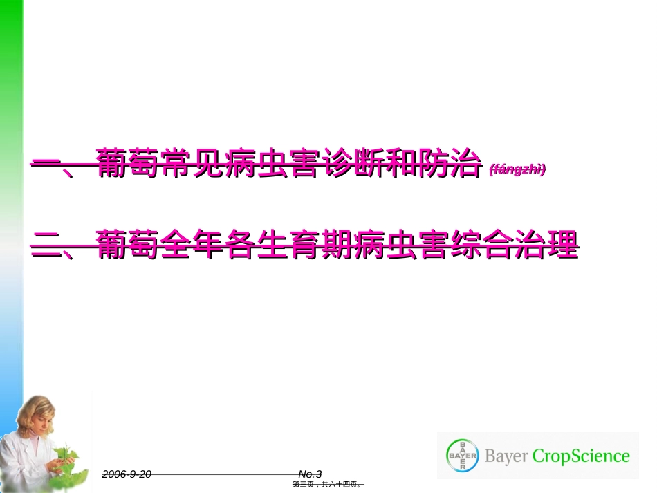 葡萄常见病虫害.ppt（大秘书文库）_第3页