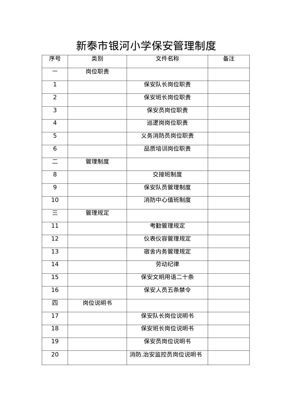 保安培训管理制度.docx_第1页