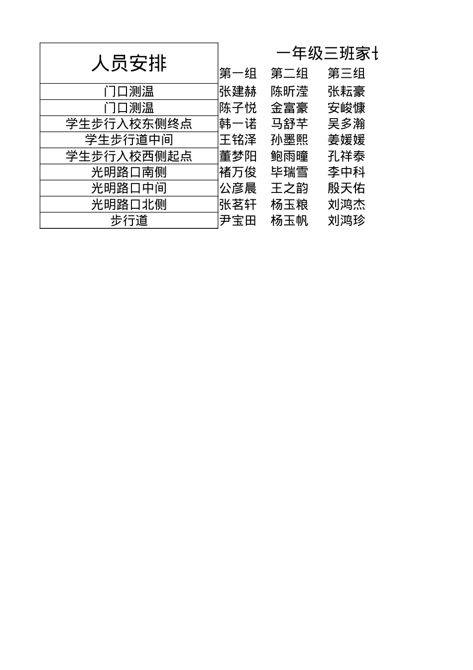 二年级三班家长导护 - 副本.xlsx_第1页