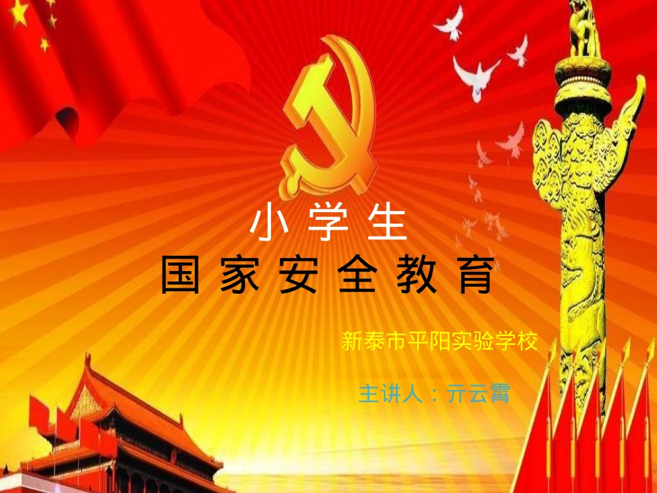 亓云霄 国家安全.pptx_第1页
