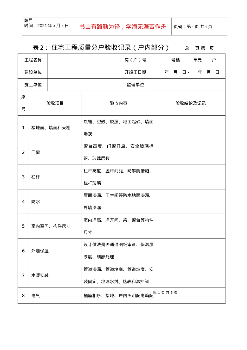 (BT-XM-GC-304-14)项目分户验收管理用表.docx_第1页