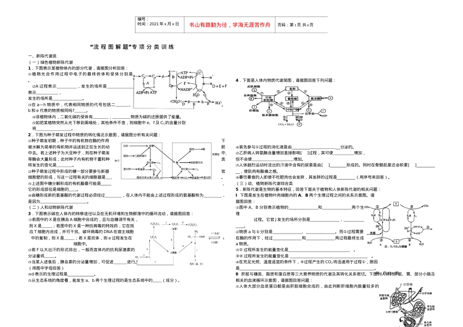 “流程图解题”专项分类训练.docx_第1页