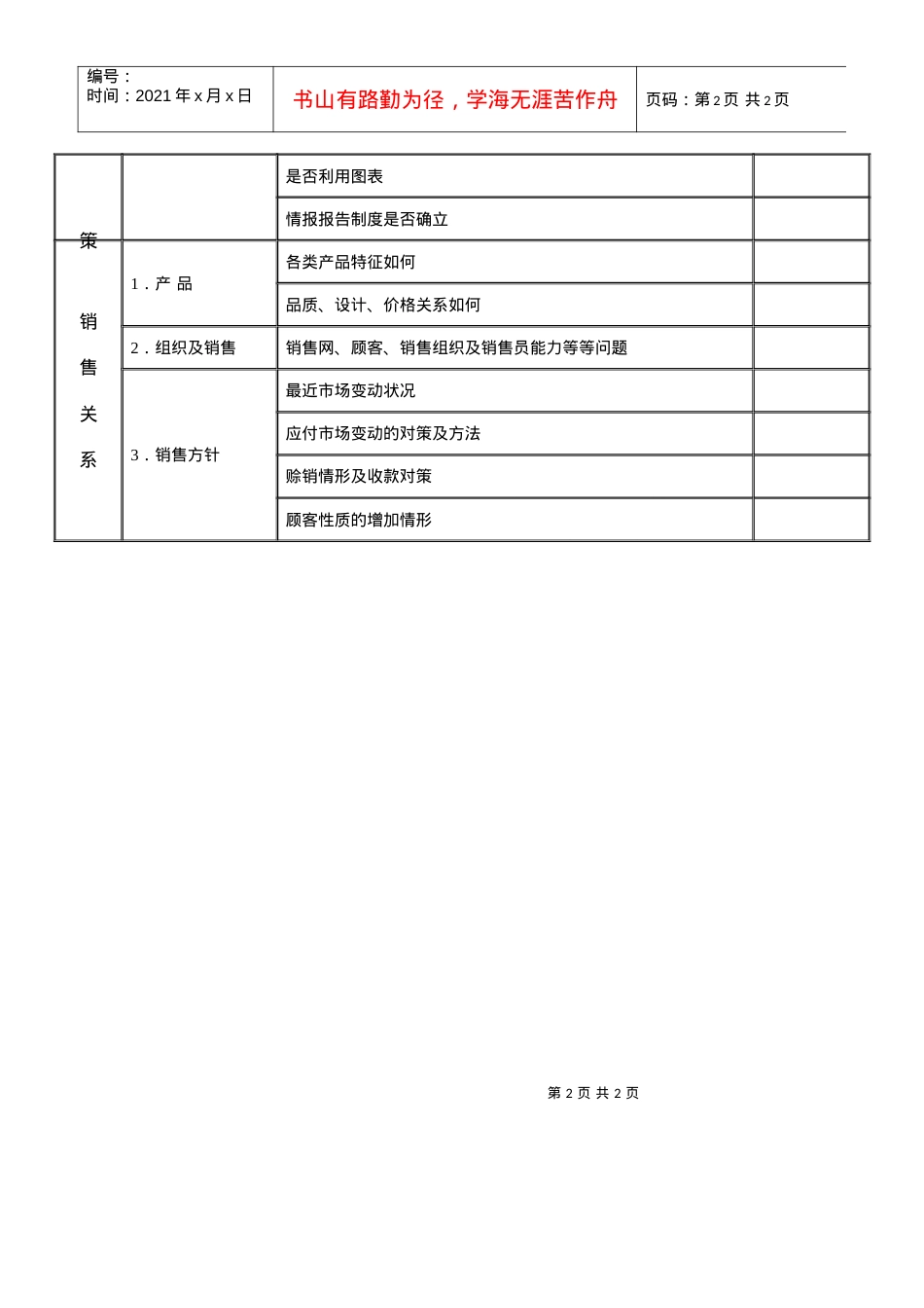 【测量评估】综合管理调查表1.docx_第2页