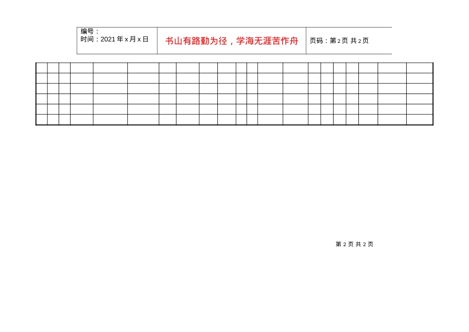 【经营管理】订单登记表.docx_第2页