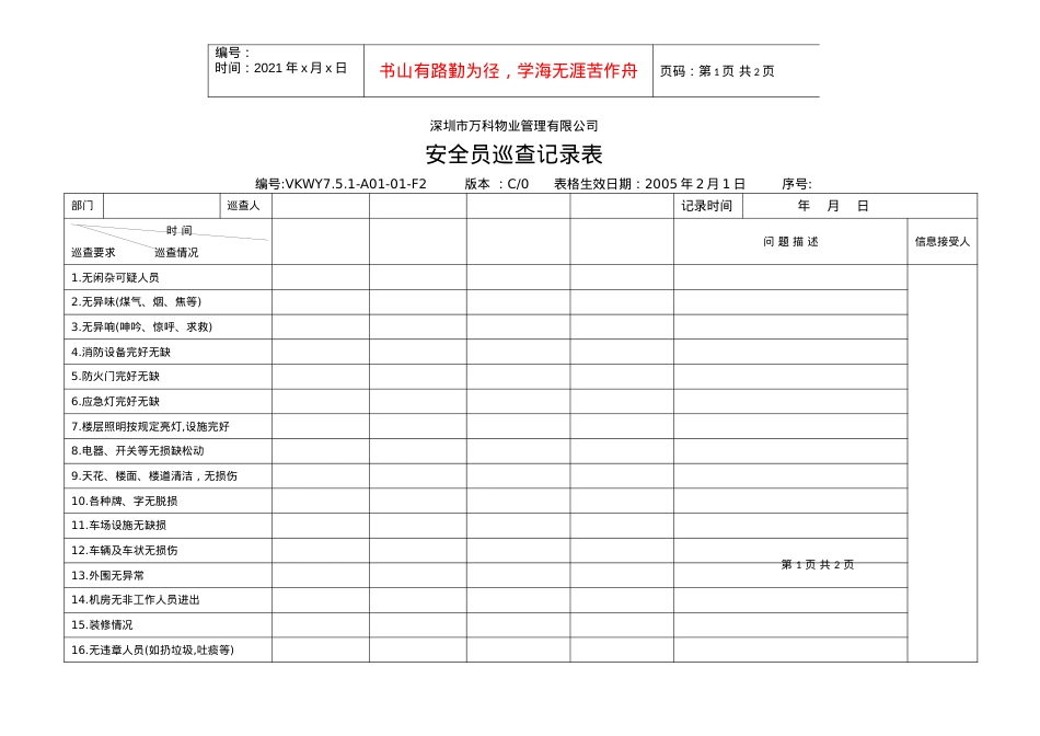 7.5.1-A01-01-F2安全员巡查记录表.docx_第1页
