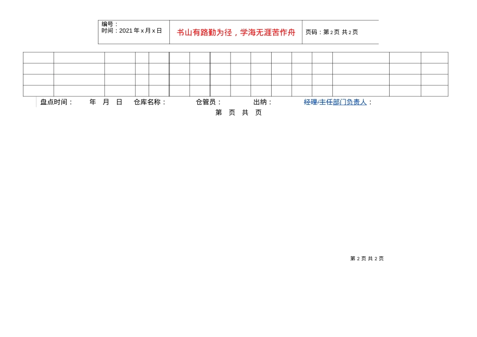 7.5.5-Z01-F3 仓库物资盘点表.docx_第2页