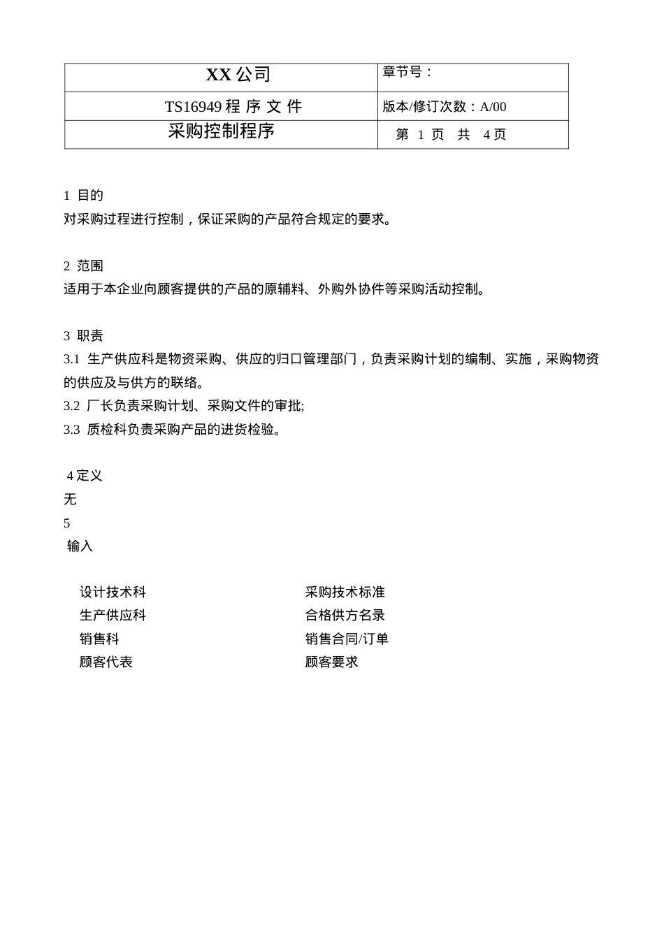 TS程序文件（配流程图）--采购控制程序.docx_第1页