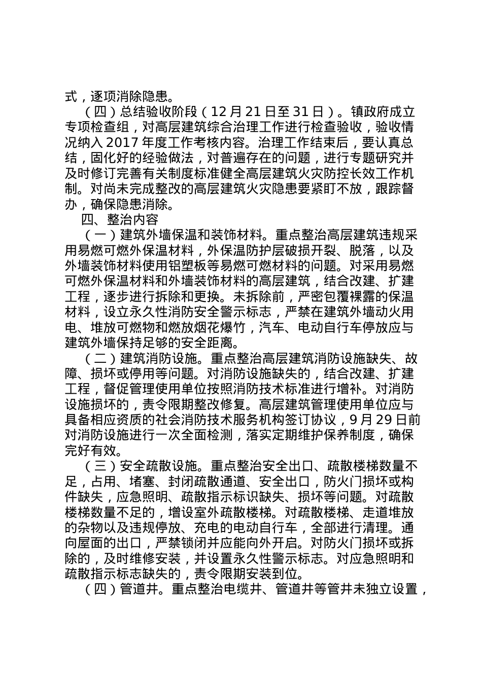 2022年白沙镇高层建筑消防安全综合治理工作方案.doc_第2页