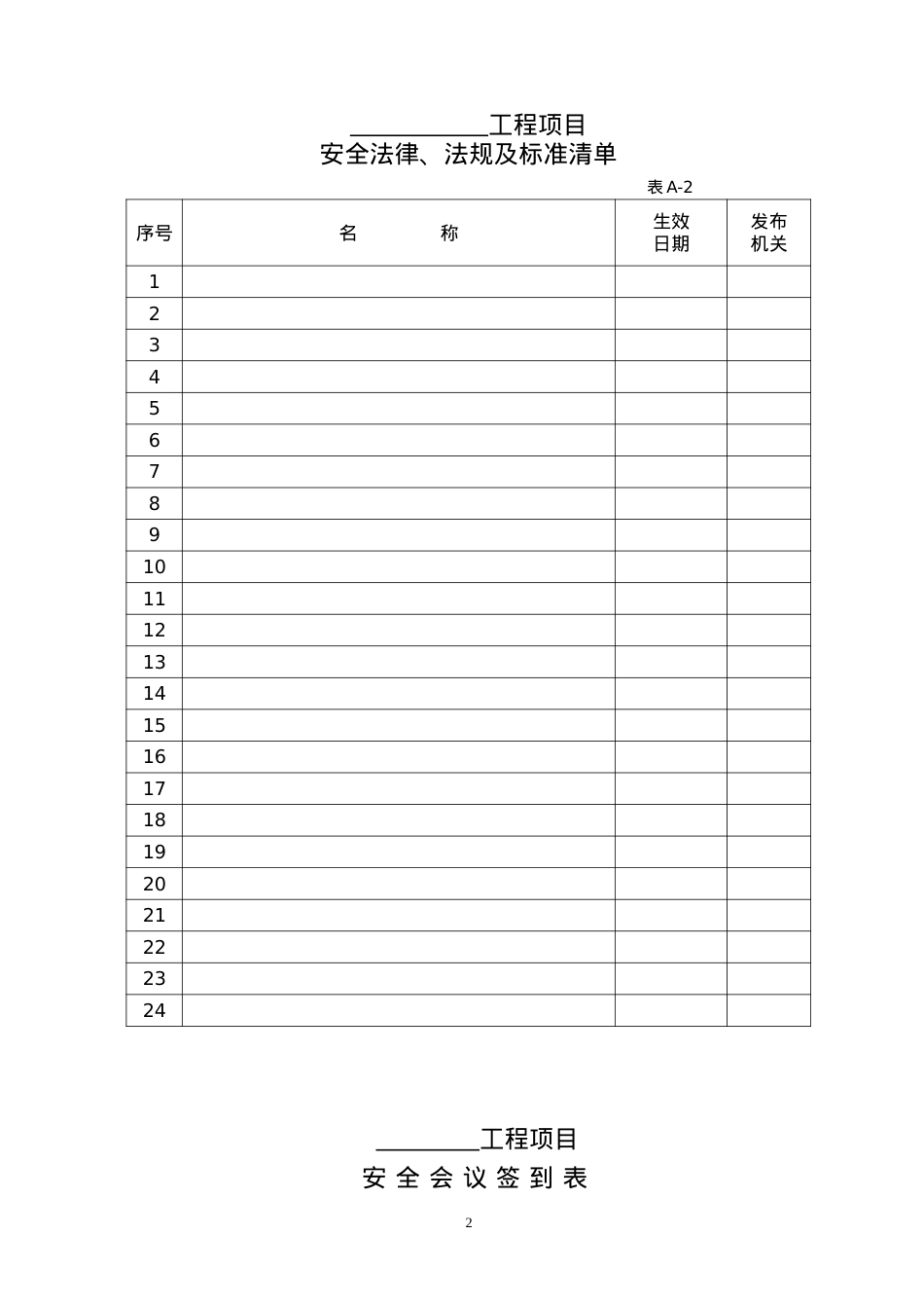 安全管理用表(DOC 81页).docx_第2页