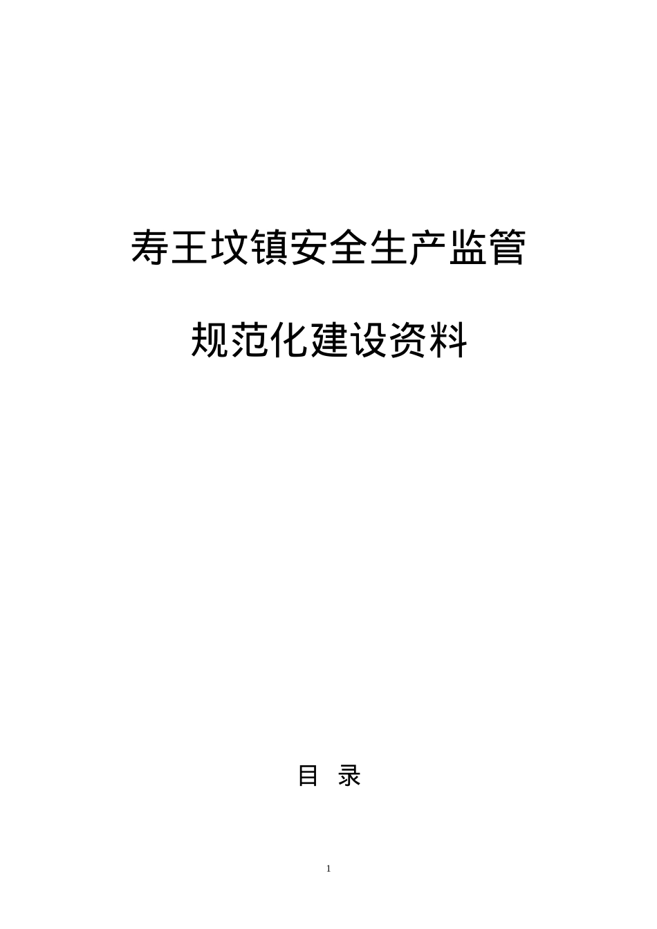 安全监管规范化建设资料(试行).docx_第1页