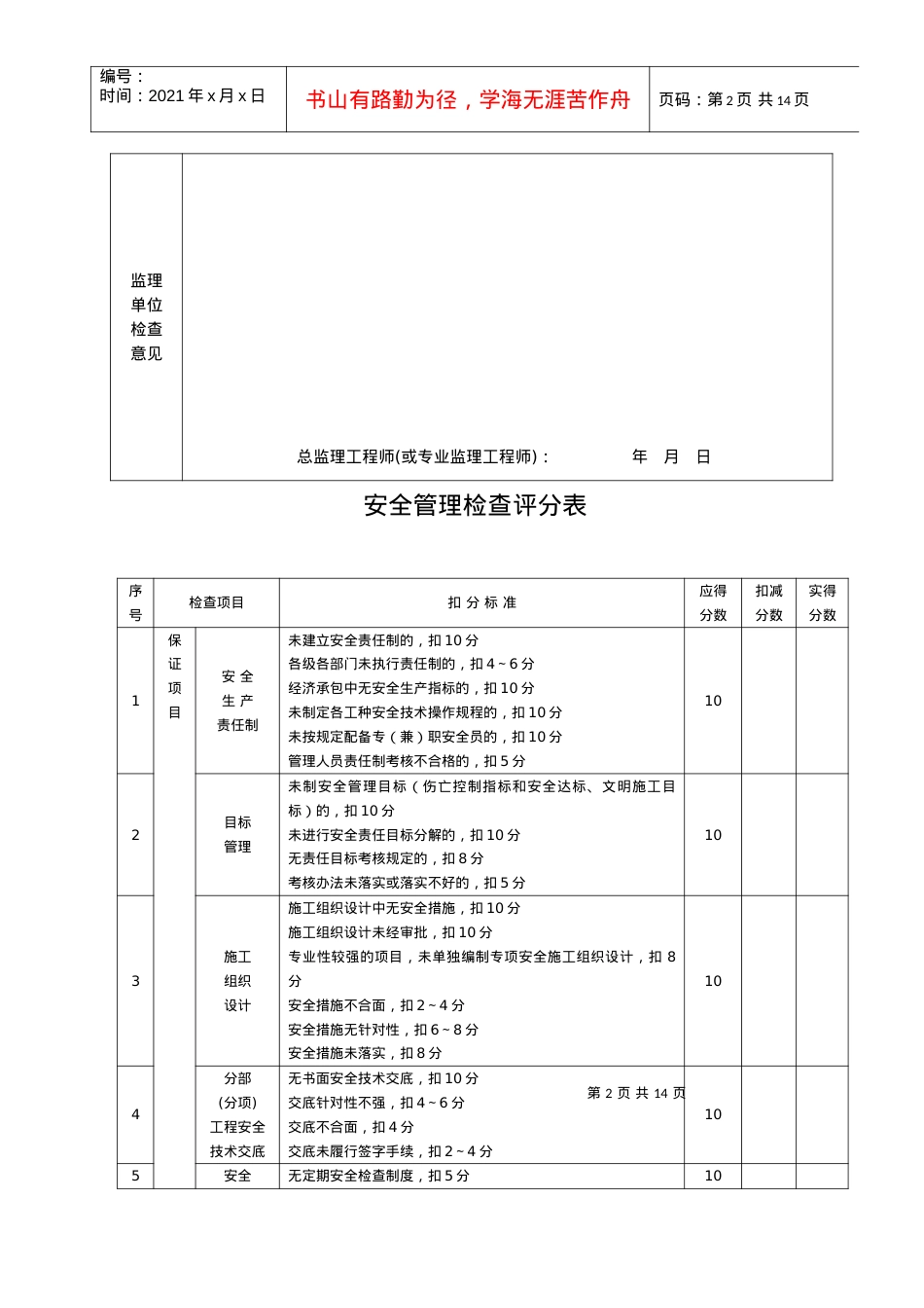安全检查评分表.docx_第2页