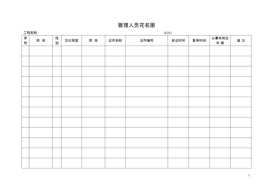 安全内业资料表.docx_第1页