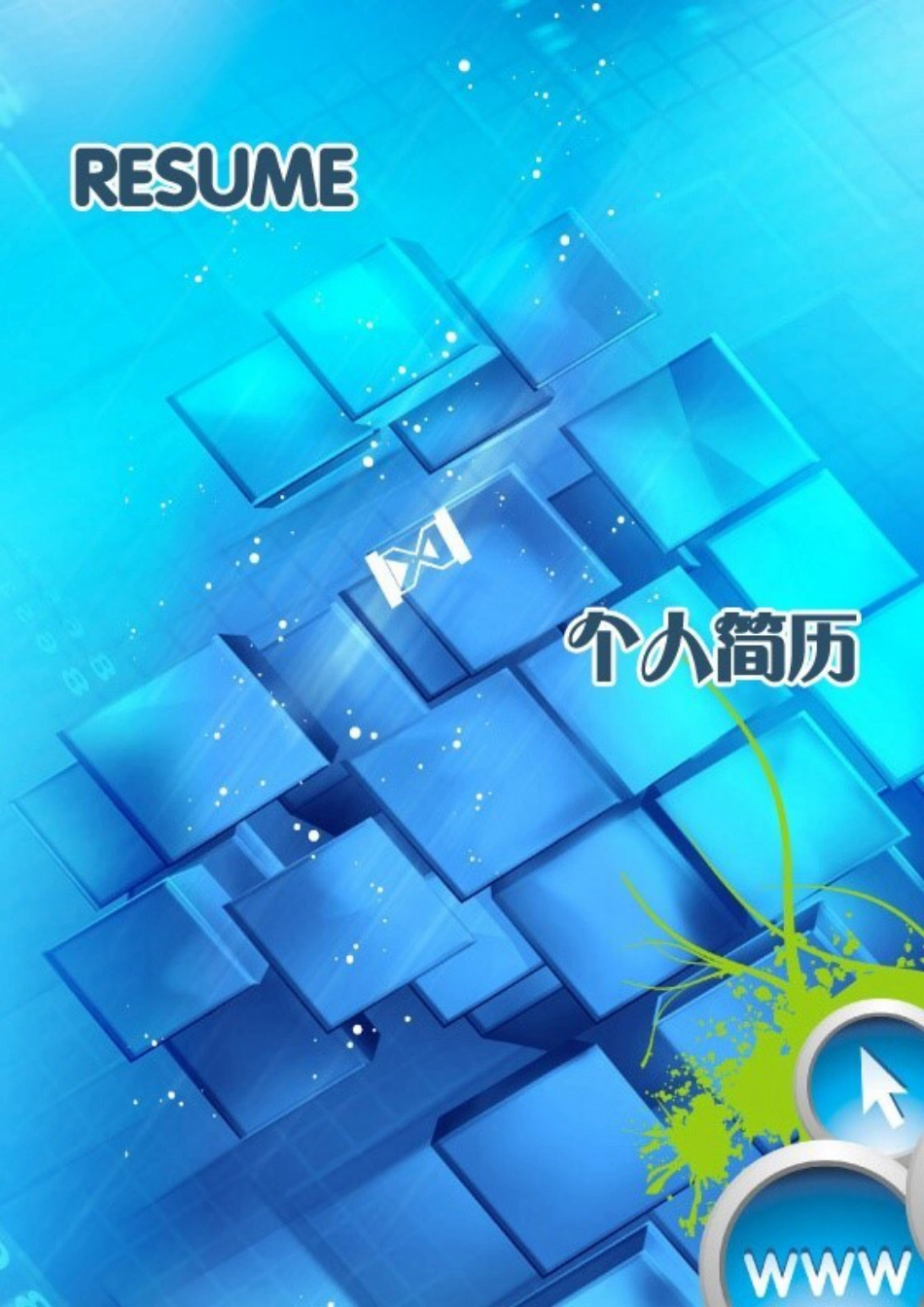 140.湖水冰蓝_表格式_适用于在职人员_2页式_无内容_有封面.doc_第1页