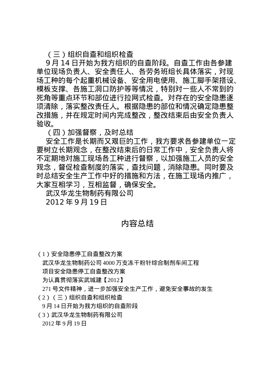 2022年安全隐患停工自查整改方案 4.doc_第2页