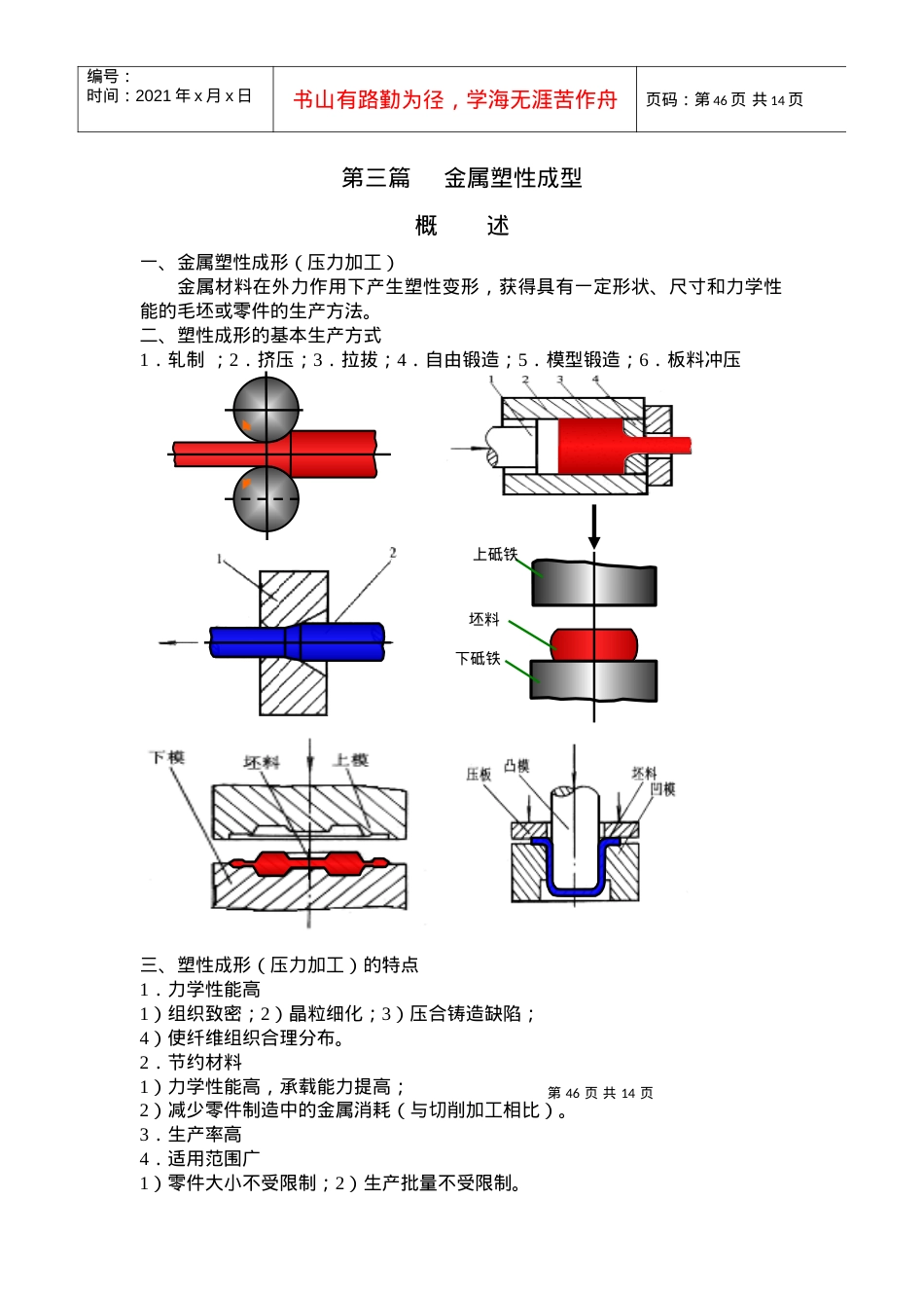 【材料课件】《授课教案》第三篇　金属塑性成形（压力加工）3.docx_第2页