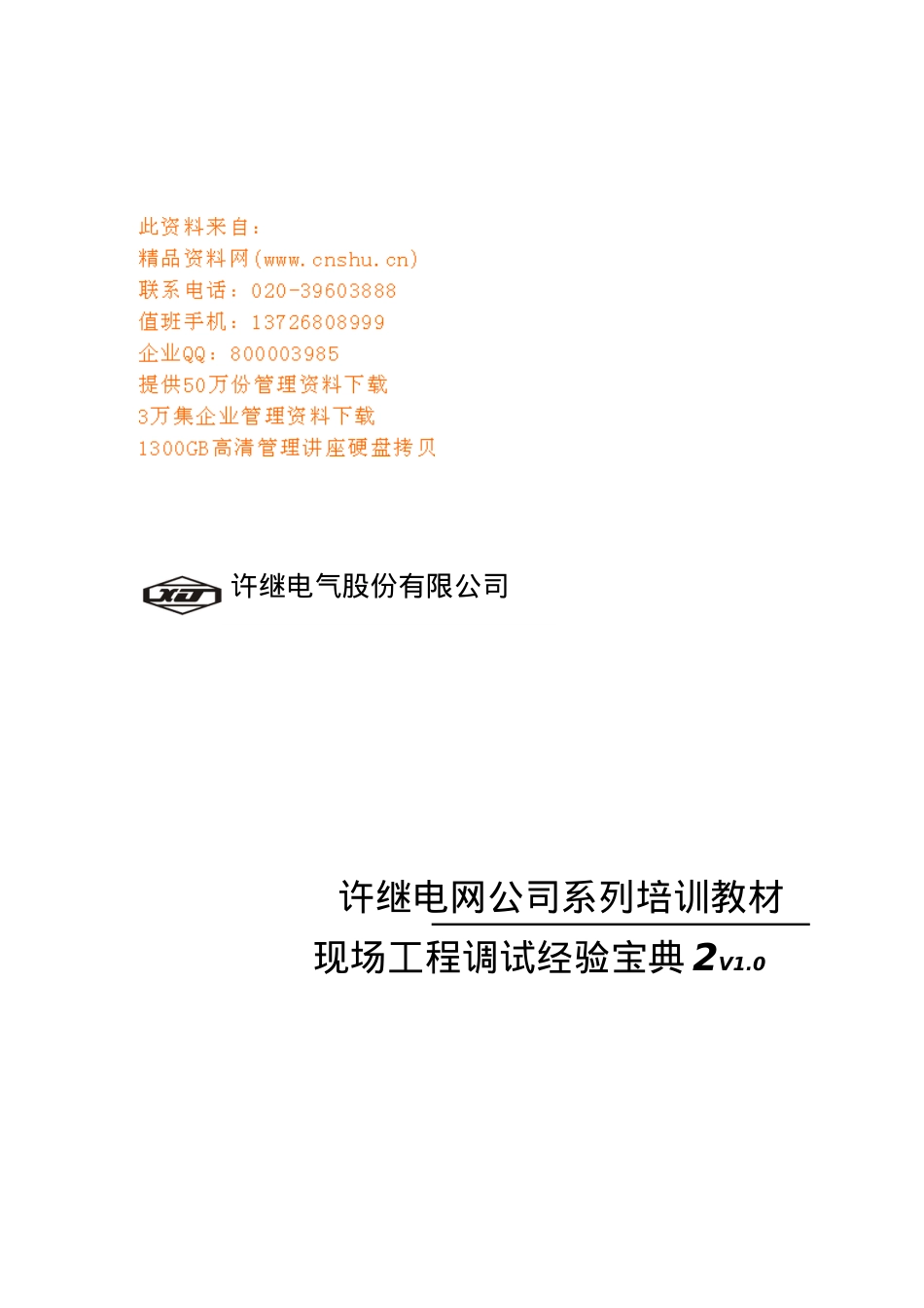 某某电网公司系列培训课件.doc_第1页