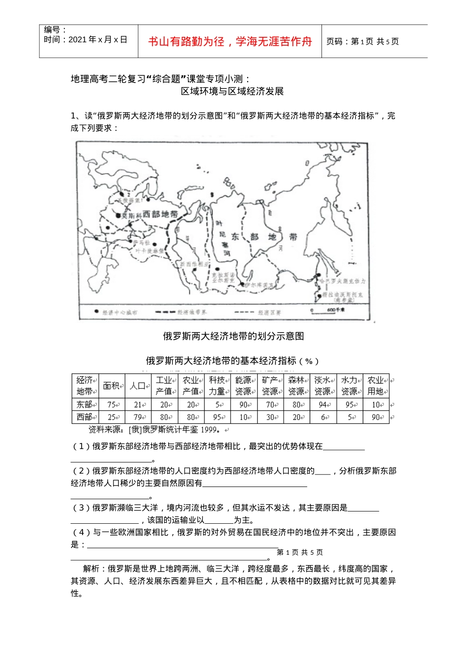 区域环境与区域经济发展.docx_第1页
