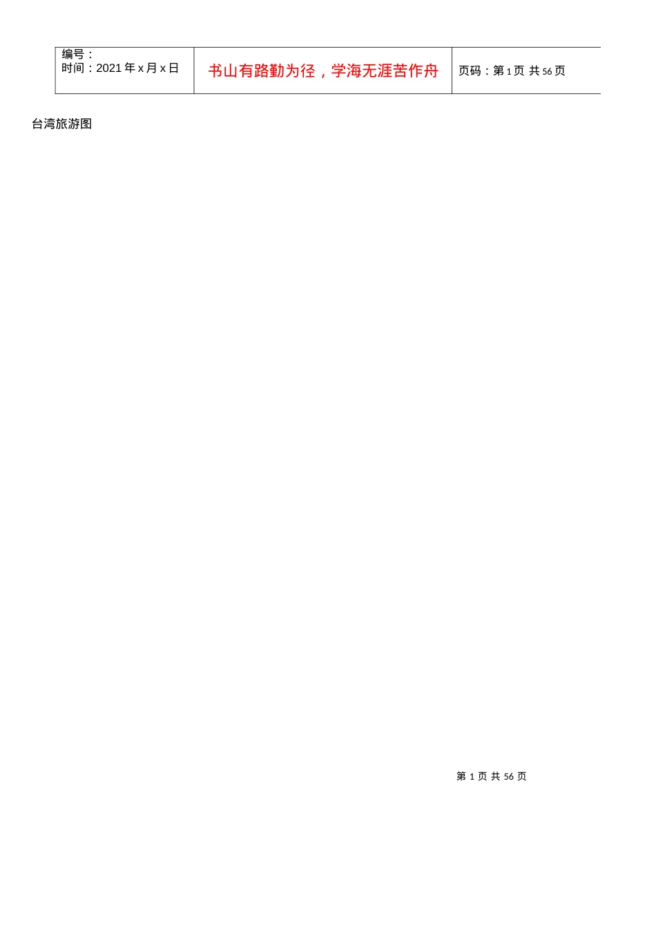 国内各省旅游简图.docx_第1页