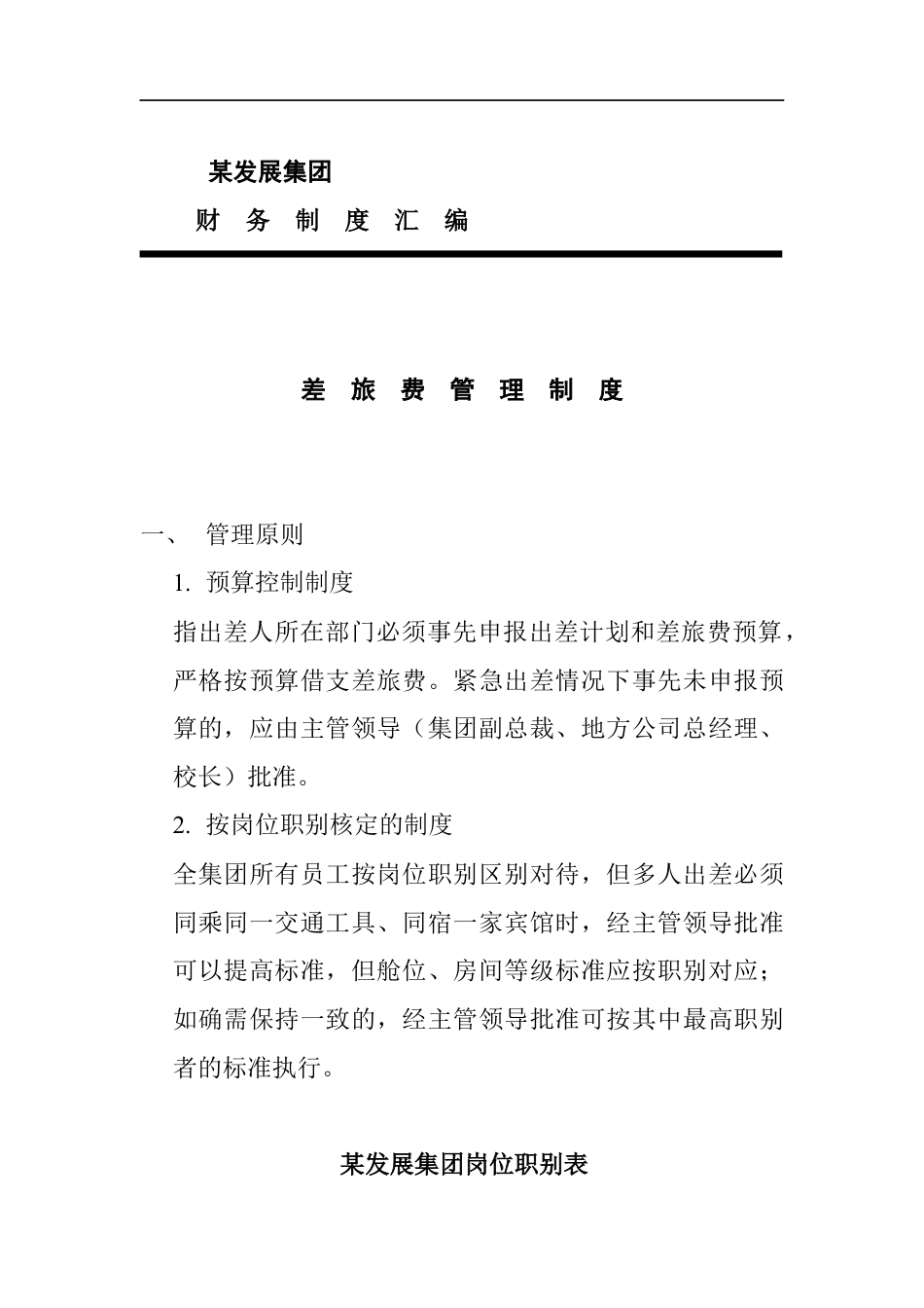 某发展集团财务管理制度汇编.docx_第1页