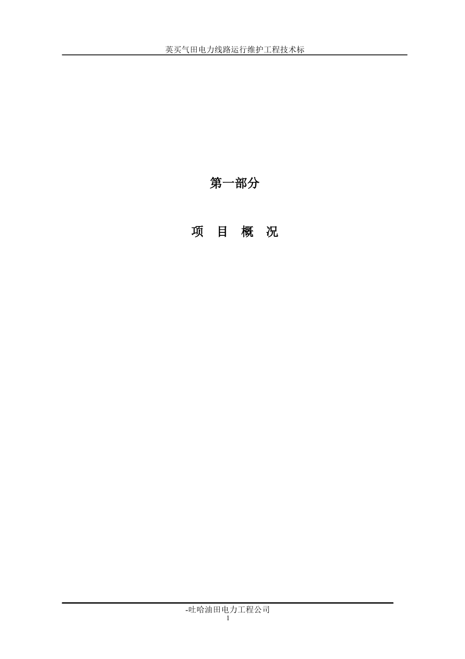 英买气田电力线路运行维护工程技术标.docx_第1页