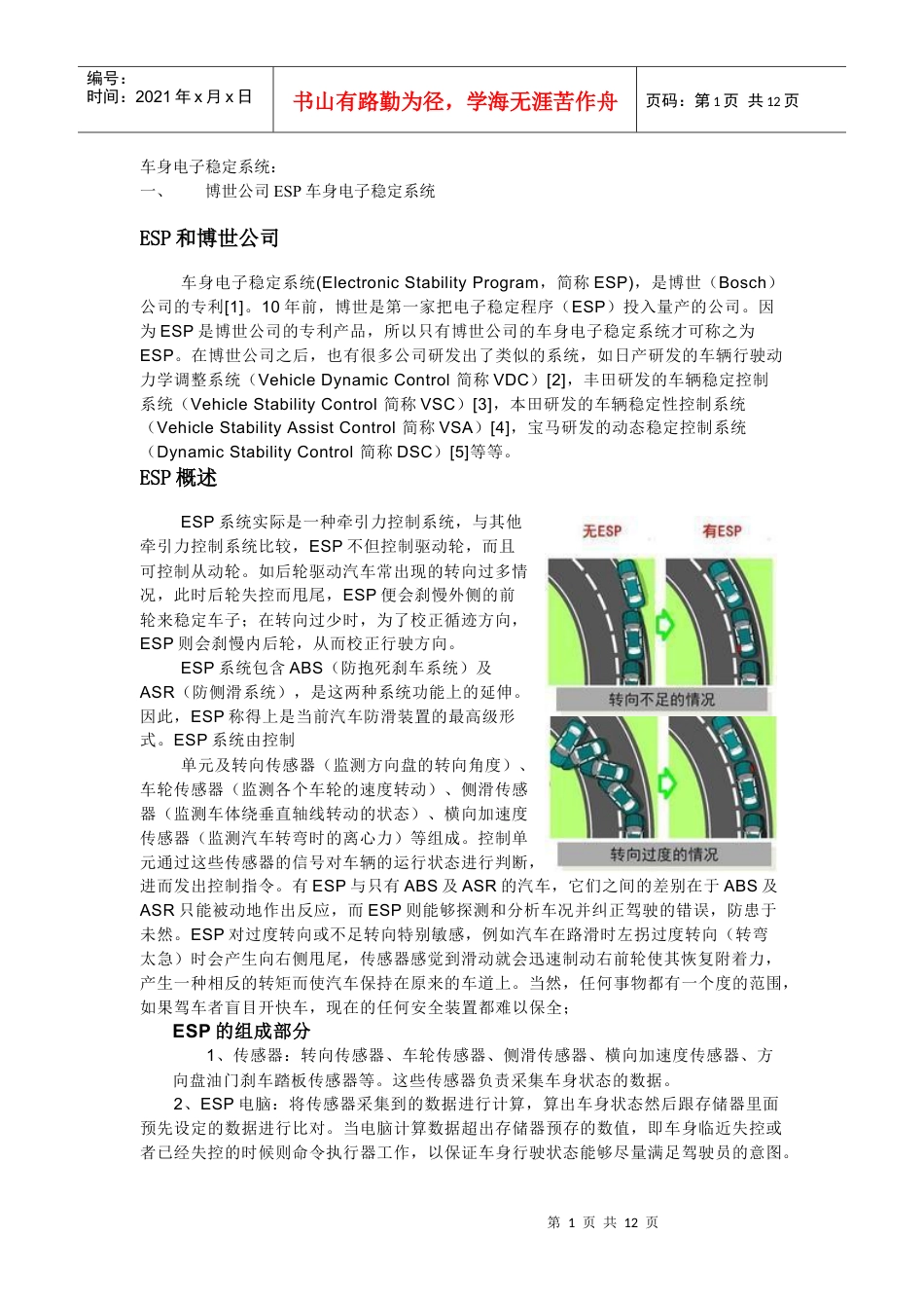 车身电子稳定系统.docx_第1页