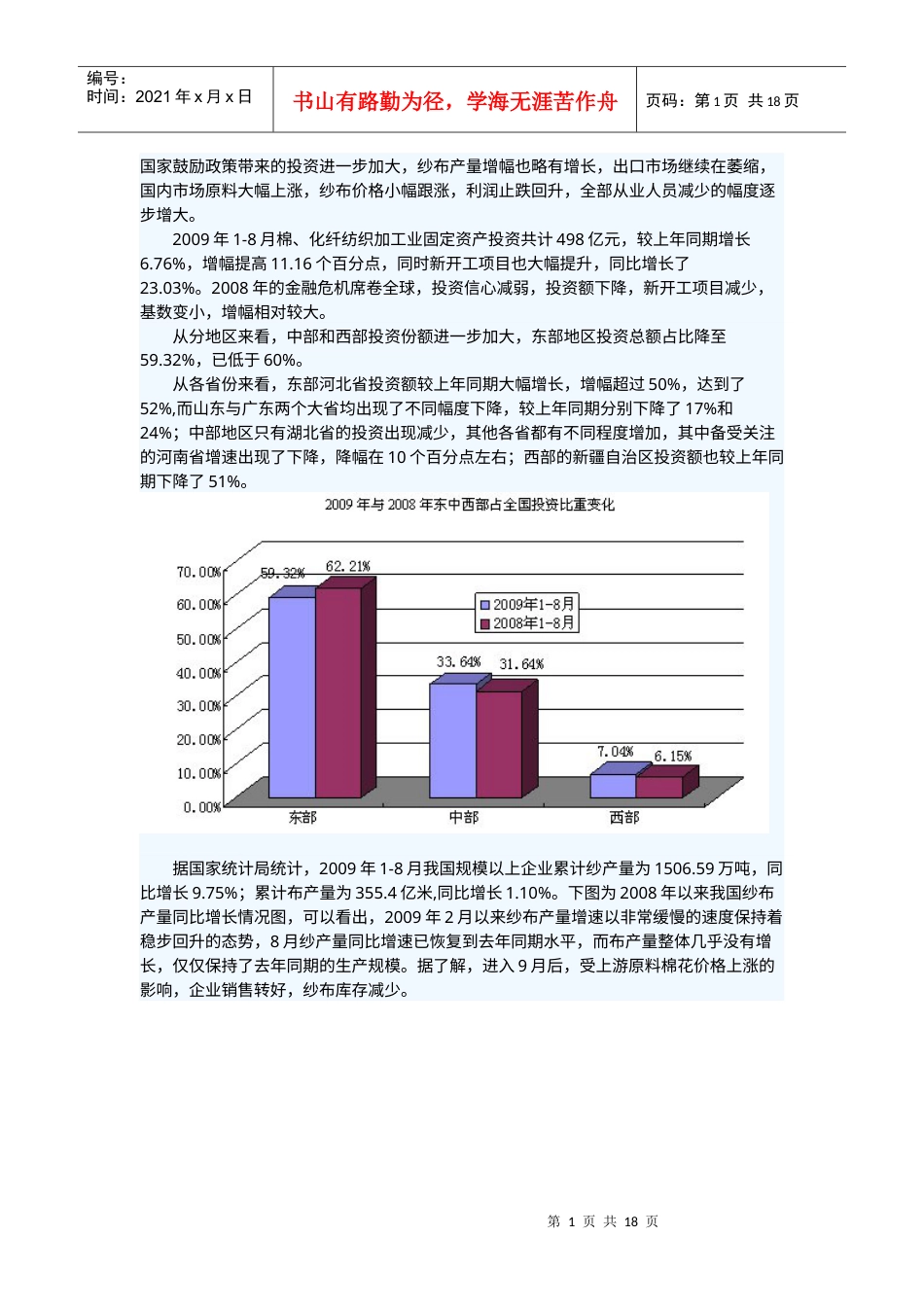 纺织行业现状与发展趋势.docx_第1页